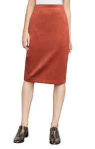 Image of sale on Lyric Faux Suede Pencil Skirt