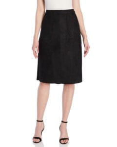 Image of sale on Catherine Malandrino Faux Suede A-Line Skirt size 10