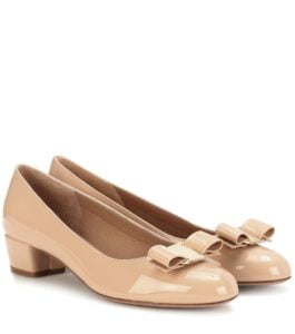 Image of sale on salvatore ferragamo Vara Bow leather pumps