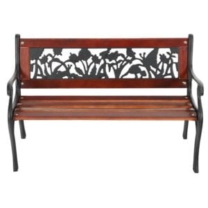 Image of sale on Beautiful Wrought Iron and Wood Children’s Patio Bench