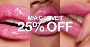 Image of sale on 25% Off Mac Makeup