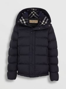 Image of sale on Burberry Detachable-Sleeve Down Puffer Coat