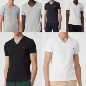 Image of sale on Cotton Jersey V-neck T-shirt   (FREESHIPPING)