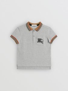 Image of sale on BURBERRY COTTON POLO SHIRT (SIZE 3, 8, 10)