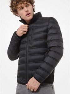 Image of sale on Michael Kors Quilted Packable Down Jacket