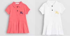 Image of sale on BURBERRY Logo Cotton Polo Dress (FREESHIPPING)