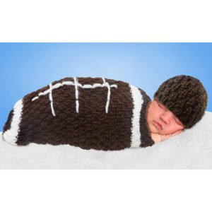 Image of sale on Baby Crochet Cocoon Football Costume