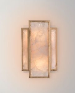 Image of sale on John-Richard Collection Calcite 2-Light Wall Sconce