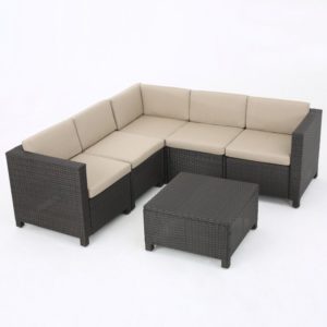 Image of sale on Furst 6 Piece Sectional Seating Group with Cushions