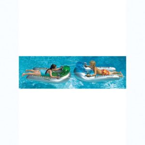 Image of sale on 28 in. x 53 in. BattleBoard Squirter Set Includes 2-Pool Floats with Attached Dual Squirt Guns