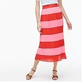 Image of sale on Pleated midi skirt in stripe