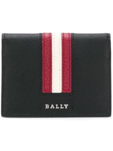 Image of sale on Bally striped logo wallet