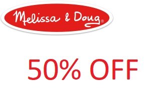 Image of sale on MELISSA & DOUG 50% SALE