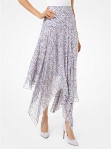 Image of sale on Floral Georgette Handkerchief Skirt