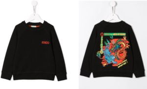 Image of sale on Kenzo Kids printed sweatshirt