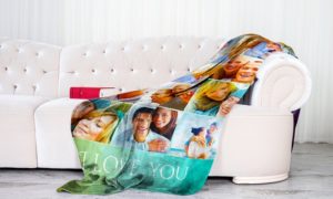 Image of sale on Personalized Fleece Photo Blanket