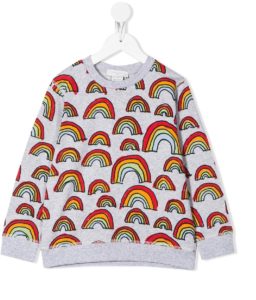 Image of sale on Stella McCartney Kids rainbow print sweatshirt