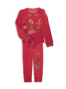 Image of sale on Butter 2-Piece Embellished Sweatshirt & Joggers Set