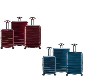 Image of sale on Traveler’s Choice Edinburgh 3pc Expandable Spinner Luggage