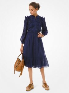 Image of sale on Embellished Cotton Shirtdress