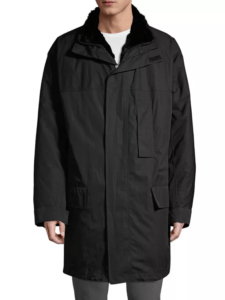 Image of sale on Yves Salomon Rabbit Fur-Lined Down Trek Jacket