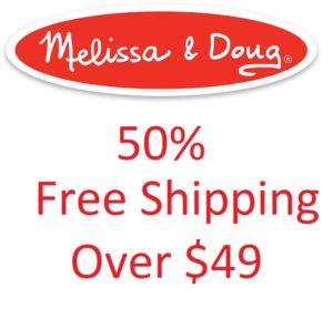 Image of sale on 50% off Melissa & Doug