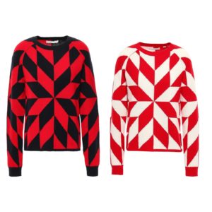 Image of sale on CHINTI & PARKER Intarsia  wool and cashmere-blend sweater