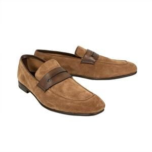 Image of sale on ERMENEGILDO ZEGNA  PENNY LOAFER – BROWN
