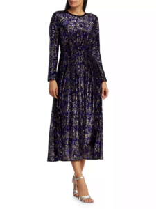 Image of sale on Rachel Comey Astraea Sequin Long Sleeve Dress