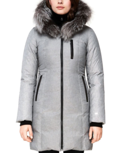 Image of sale on Soia & Kyo Christy Fox Fur Trim Down Coat