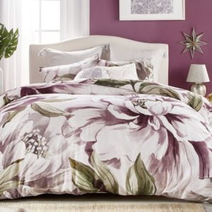 Image of sale on Peony Blooms Comforter Set, Queen