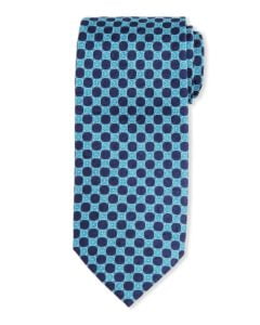 Image of sale on Men’s Large Medallion-Print Silk Tie