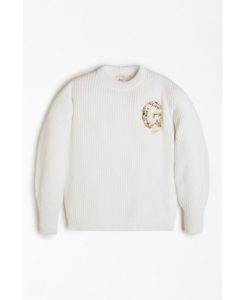 Image of sale on Big Girls Chenille Crewneck Sweater