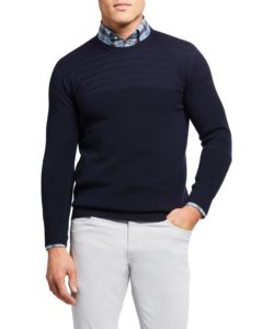 Image of sale on Men’s Marina Multi-Stitch Crewneck Sweater (s,xl)