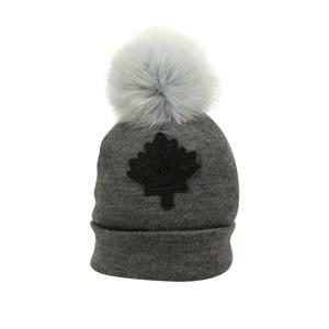 Image of sale on KIDS FUR POM POM MAPLE-LEAF HAT