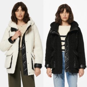 Image of sale on SAROS FAUX FUR JACKET