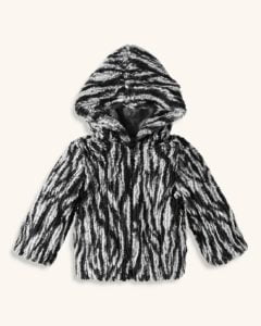 Image of sale on Baby Girl Braided Fur Jacket