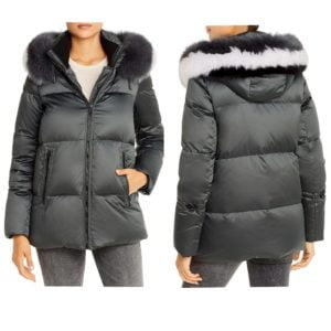 Image of sale on Fox Fur-Trim Down Coat