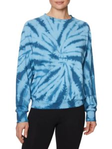 Image of sale on Tie-Dyed Cotton-Blend Sweatshirt
