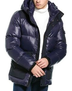 Image of sale on Matte Shine Quilted Puffer Parka