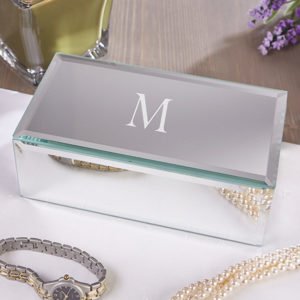 Image of sale on Reflections Engraved Mirrored Jewelry Box