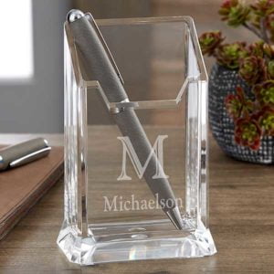Image of sale on Initially Yours Personalized Acrylic Pen & Pencil Holder