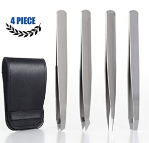 Image of sale on Set 4-Piece Professional Stainless Steel Tweezers