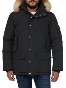 Image of sale on Duck Down-Fill Crystal Fox Fur-Trim Parka