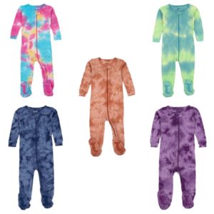 Image of sale on Tie-Dye Footie Pajama