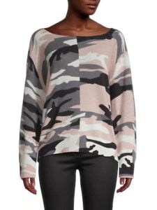 Image of sale on Skull-Back Camo Cashmere Sweater