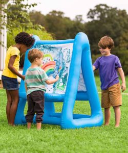 Image of sale on Blue Double-Sided Inflatable Easel