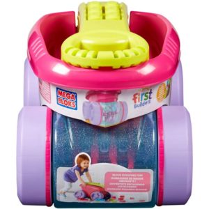 Image of sale on Mega Bloks First Builders Block Scooping Wagon (Pink)