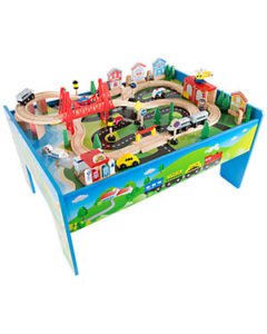 Image of sale on Wooden Train Set Table by Hey! Play!