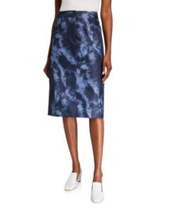Image of sale on Rubberized Tie-Dye Pencil Skirt (size 6,8)